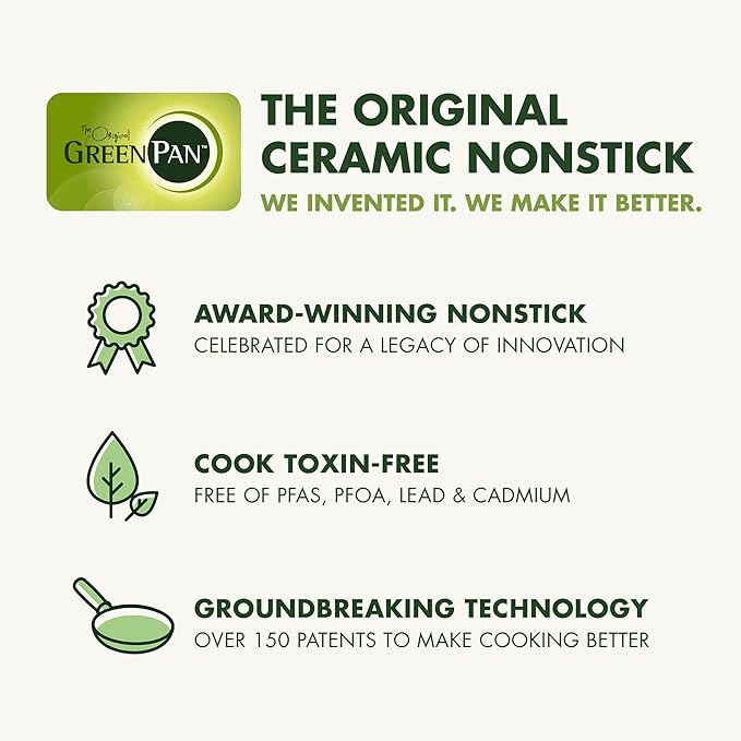 GreenPan Nova 10-Piece Cookware Pots & Pans Set, Oprah’s Favorite Things 2024 - Image 11