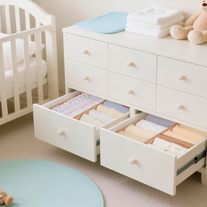 Criusia Drawer Organizer Clothes, 21 Pack Dresser Organizer - Image 4