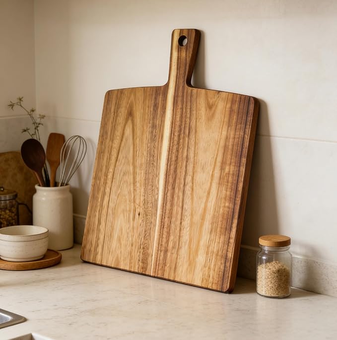 Large Acacia Wood Cutting Board - Image 6