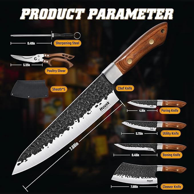 Huusk Butcher Knife Set - Image 7