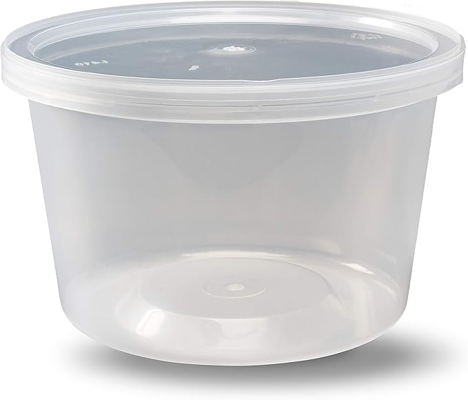 DuraHome - Deli Containers - 40 Pack BPA-Free Plastic Microwaveable Clear Food - Image 2