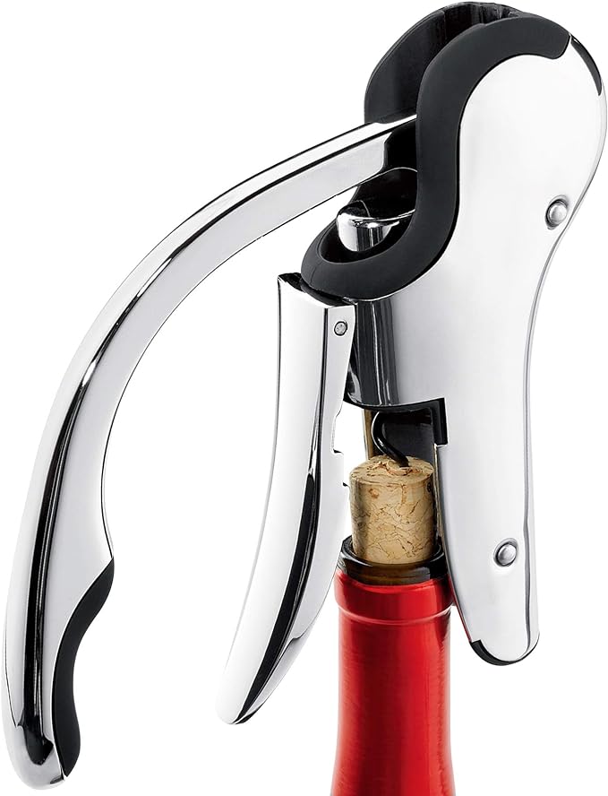 Stainless Steel Wine Opener Compact Vertical Corkscrew Wine Bottle Opener - Image 4