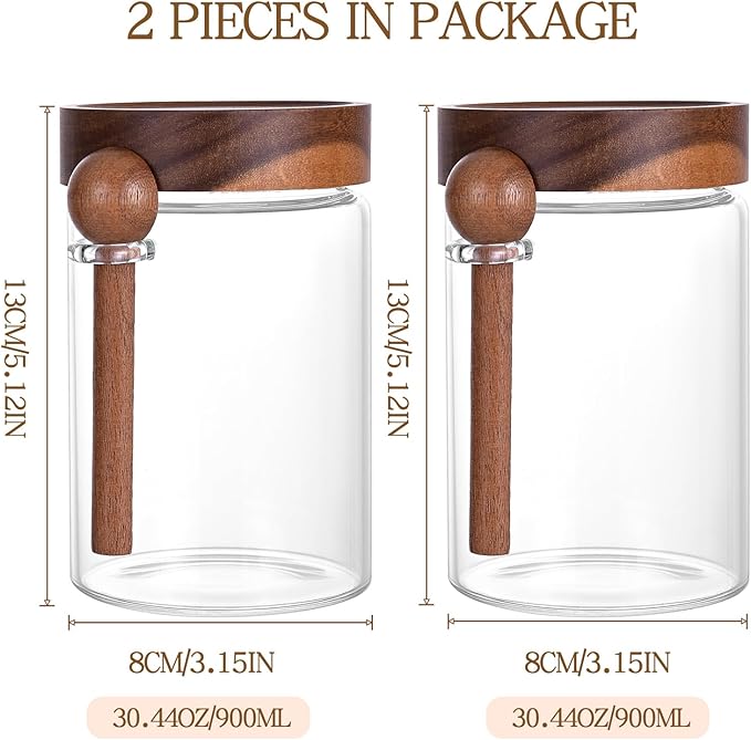 SAIOOL 30 oz High Borosilicate Glass Food Storage Containers - Image 2