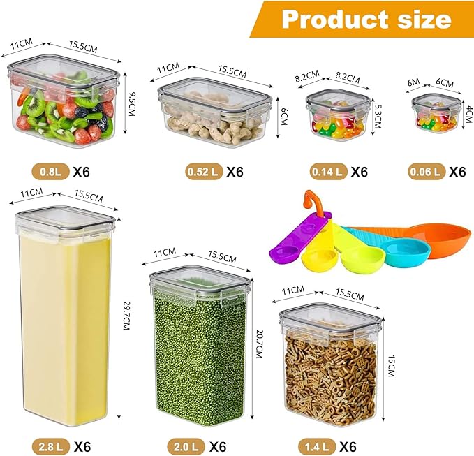 Airtight Food Storage Containers - Image 2