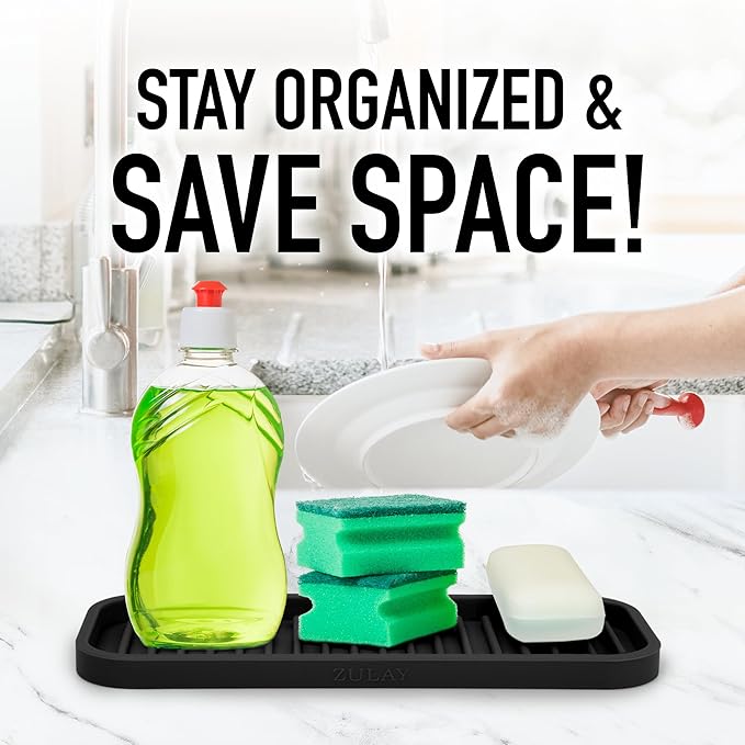 Zulay Kitchen Silicone Sponge Holder - Image 6