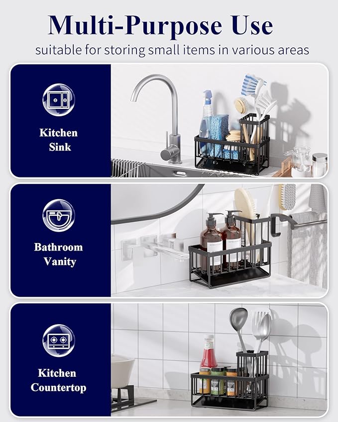 Kitsure Sponge Holder for Kitchen Sink - Image 7