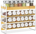 EsLuker.ly Spice Seasoning Rack Organizer Kitchen Countertop, 4 Tier Bamboo by EsLukerly