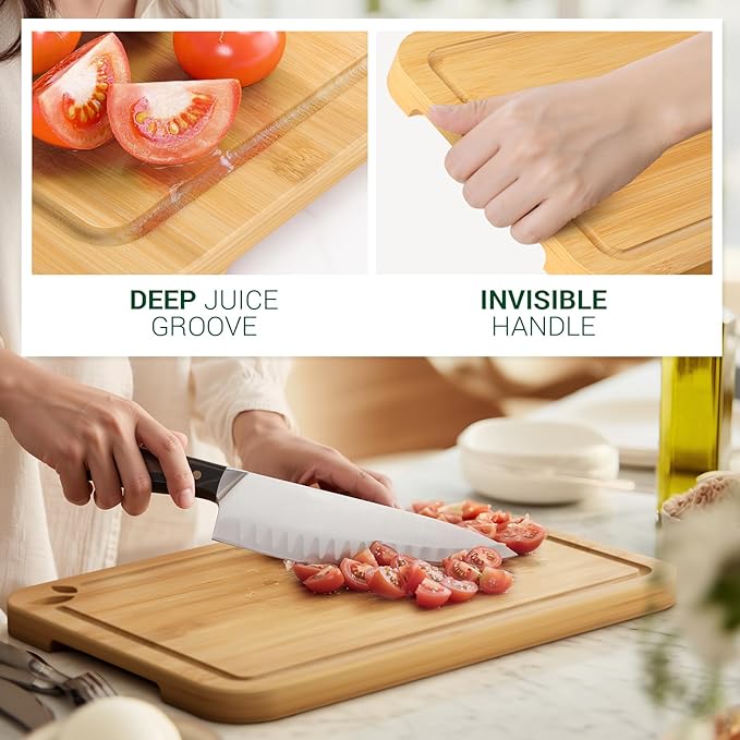 11 x 7.5 inch Bamboo Cutting Boards - Image 3