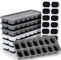 Silicone Ice Cube Tray, 8 Pack Easy-Release & Flexible 14-Ice Cube Trays by Jrisbo