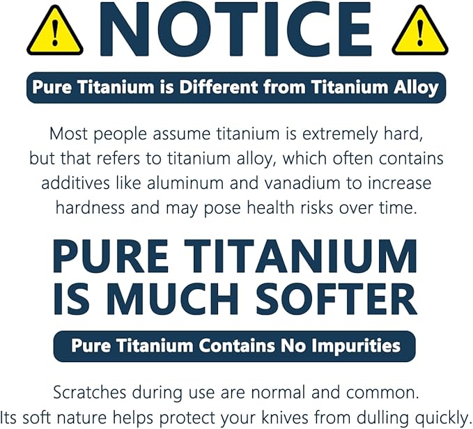 Real 100% Pure Titanium Cutting Board Non-Toxic Set of 2 - Image 2
