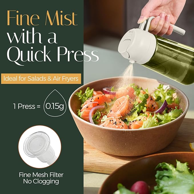 YARRAMATE 16oz/470ml Light-Blocking Dark Oil Sprayer - Image 3