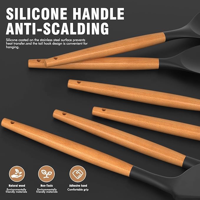 Silicone Cooking Utensils Set - Image 2
