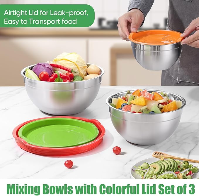 P&P CHEF Multicolor Mixing Bowls - Image 4