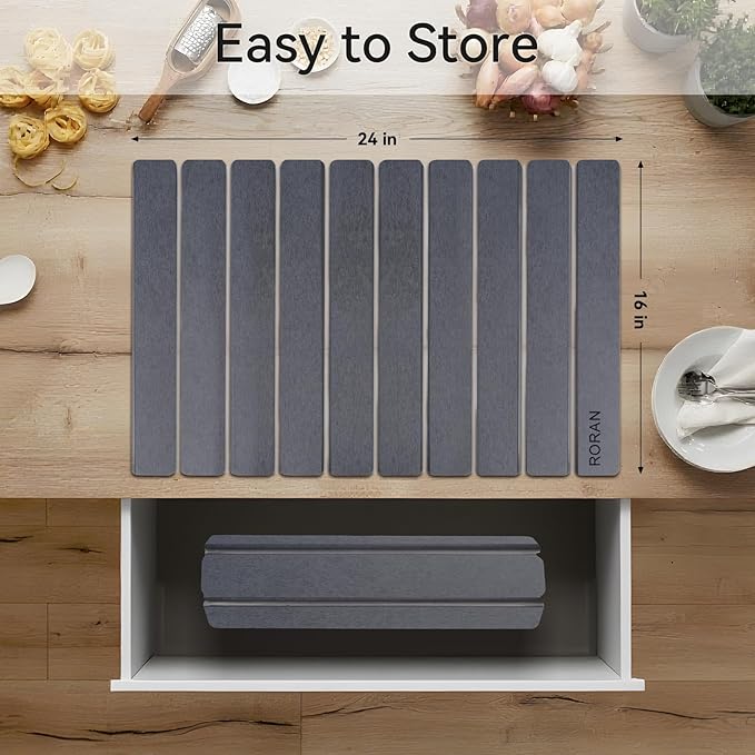 Stone Drying Mat for Kitchen Counter, Drying Matt Kitchen Counter, Quick Dry - Image 2