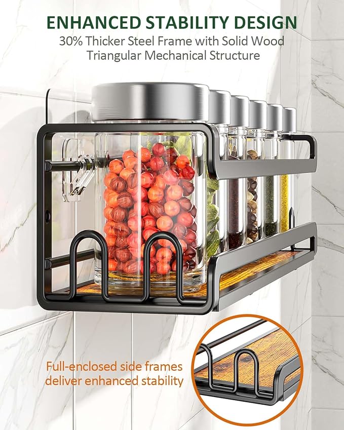 Doakhirmit Wall Mounted Spice Rack - Image 6