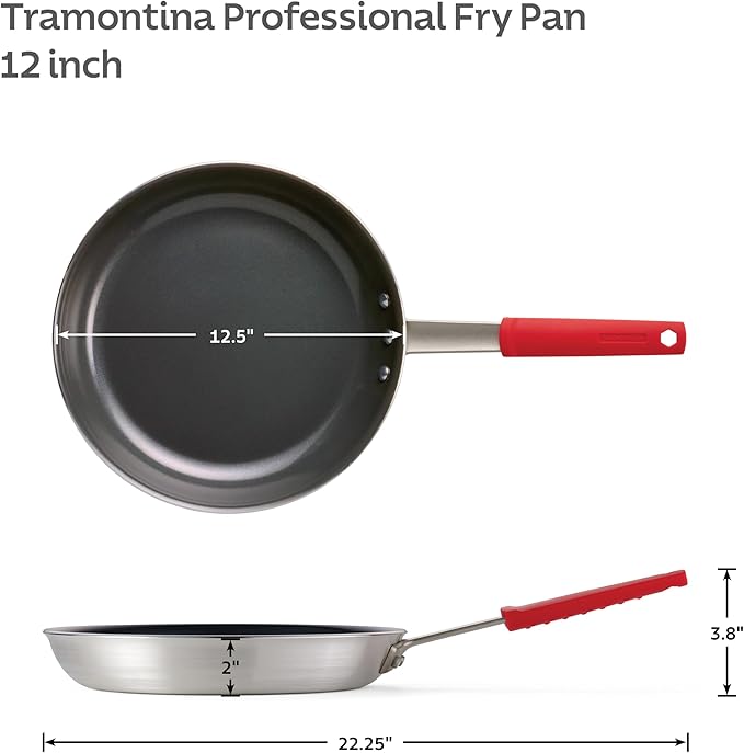 Tramontina Professional 12-Inch Ceramic Non Stick Large Frying Pan, Heavy-Gauge - Image 5
