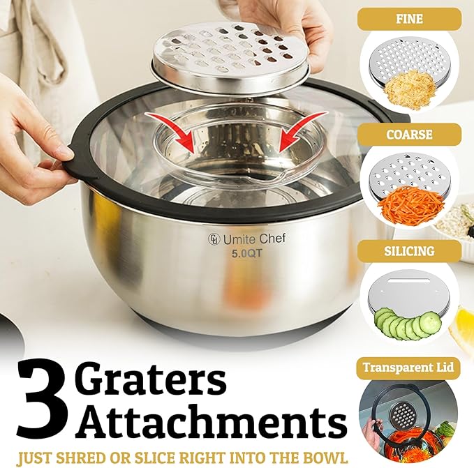 Mixing Bowls with Lids Set - Image 4