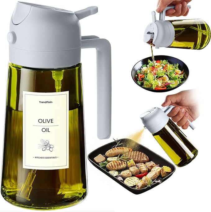 TrendPlain - Original 16oz/470ml Olive Oil Dispenser Bottle by TrendPlain