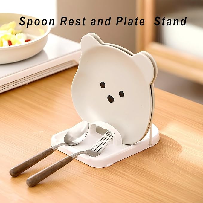 Foldable Pot Lid Holder & Spoon Rest - Image 7