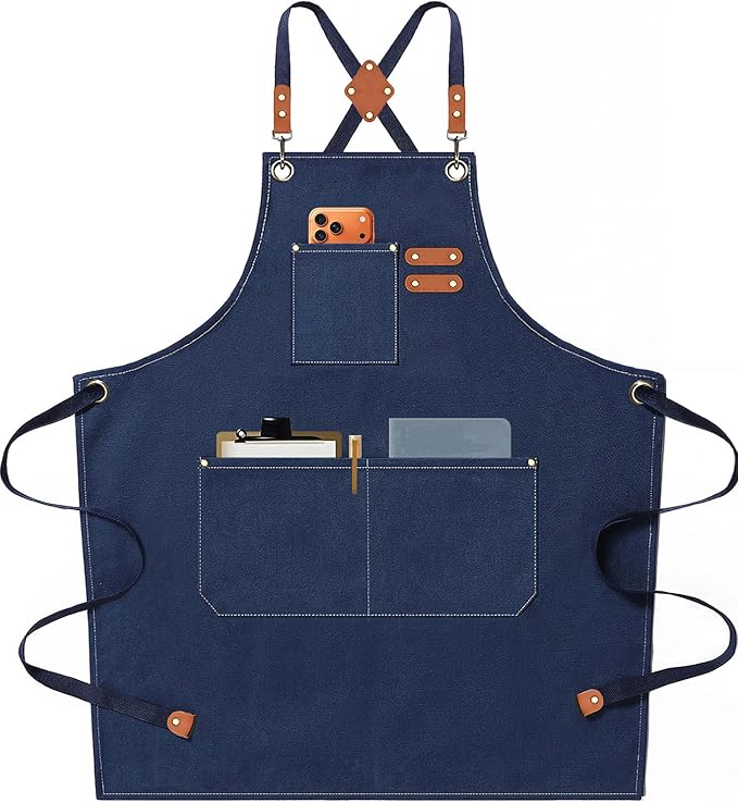 AFUN Chef Aprons for Men Women by BringYouaFun