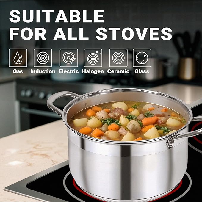 Kirecoo Stainless Steel Stock Pot - Image 6