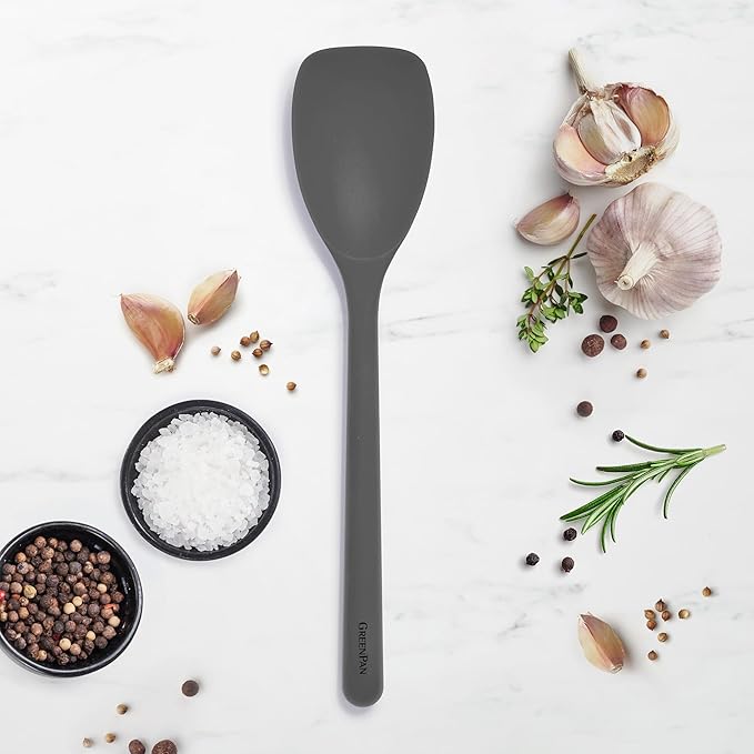 GreenPan Silicone Sauté Spoon, Mixing Stirring Serving, Cooking Kitchen Utensil - Image 2