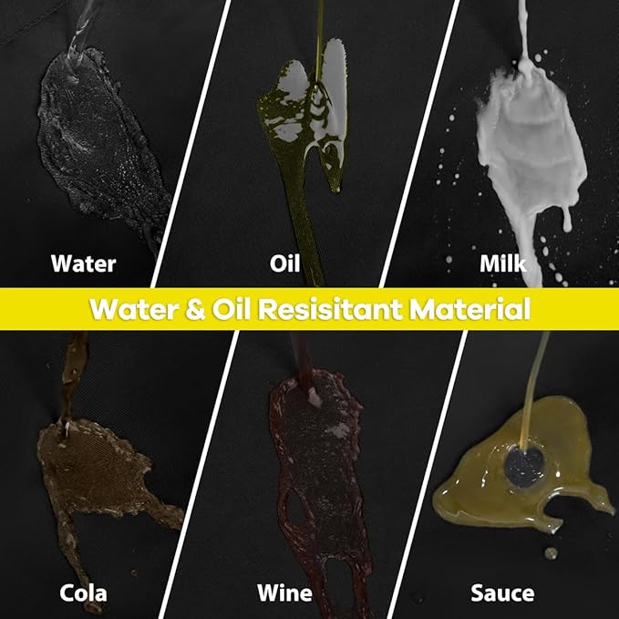 ROTANET Extra Large Apron for Men Adjustable Bib Aprons - Image 3
