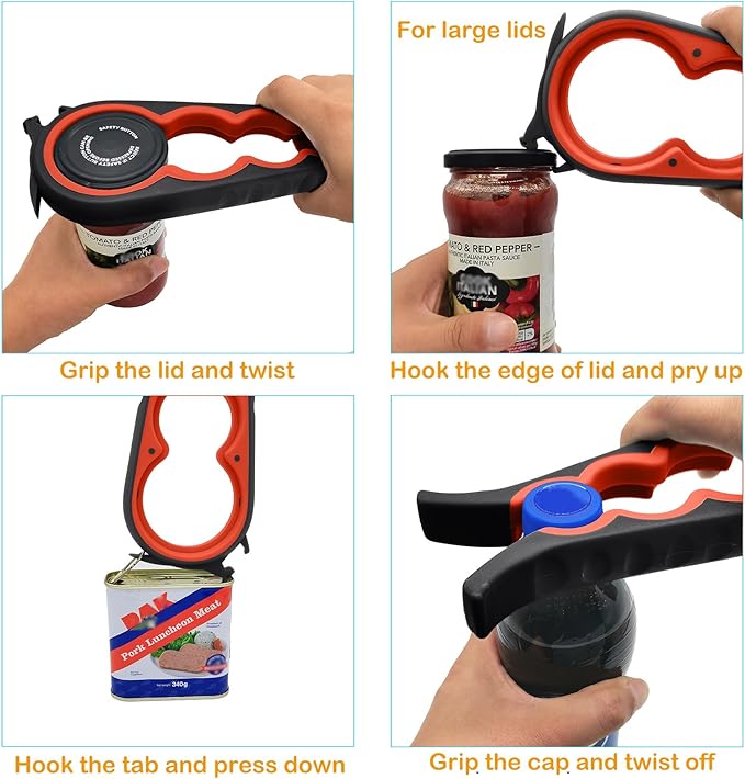 Latest Jar Opener and 5 in 1 Bottle Opener - Image 2