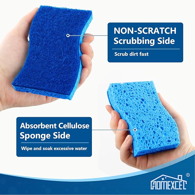 HOMEXCEL Sponges Kitchen 24pcs Non-Scratch - Image 2
