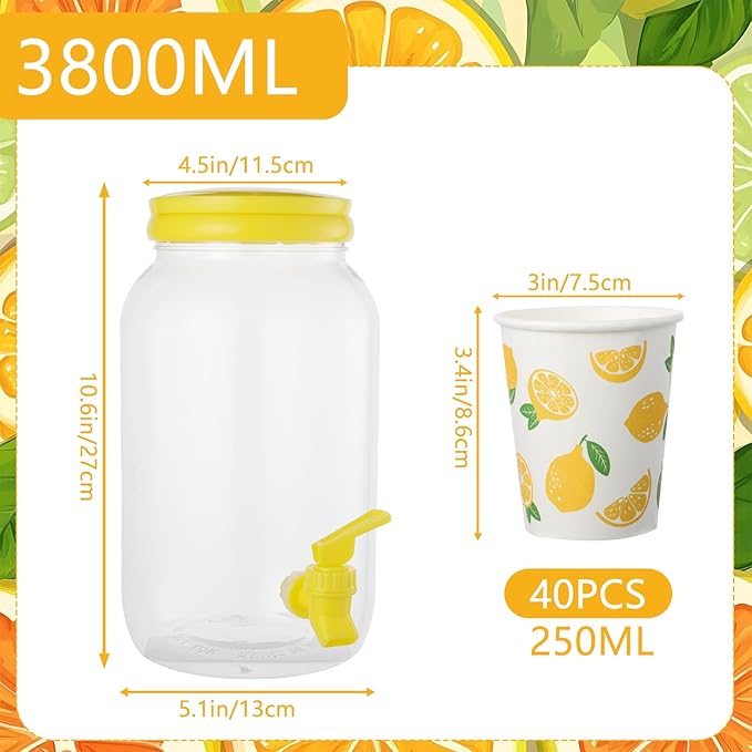 2 Pcs Plastic Beverage Dispenser - Image 2