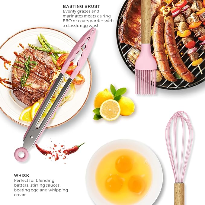 Silicone Kitchen Utensils Set - Image 4