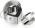 Heart Cookie Cutters, 5 Piece Biscuit Cutters by Unknown