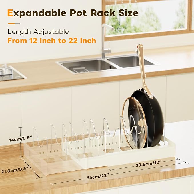 Dayacoco Pots and Pans Organizer Under Cabinet - Image 2