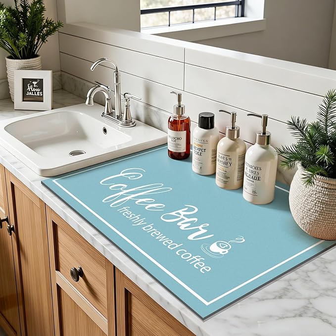 Findosom Dish Drying Mat, Cuttable Drying Mat - Image 4