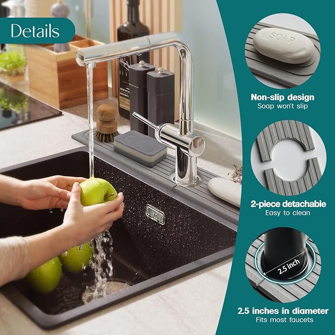 eormoe Kitchen Faucet Absorbent Mat - Image 8