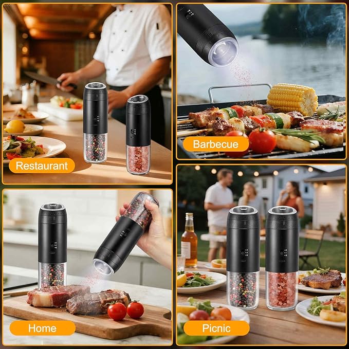 Gravity Electric Salt Grinder Set - Image 8