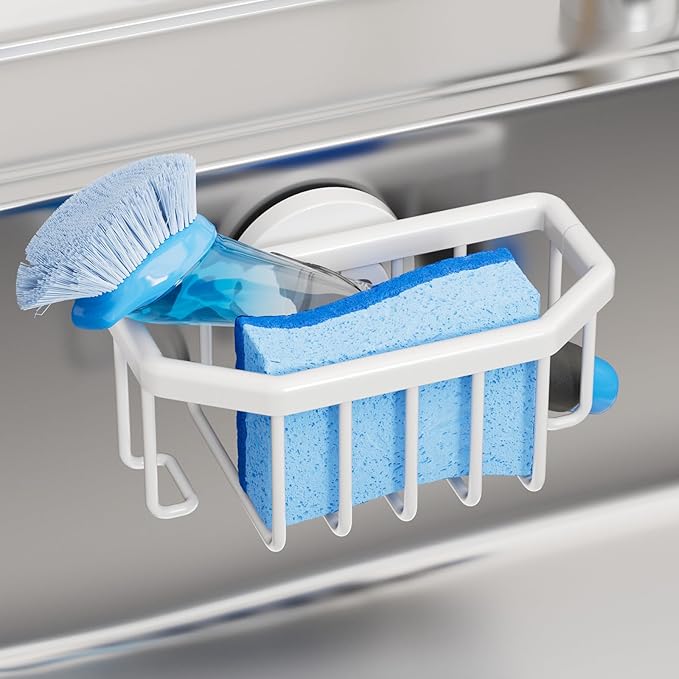 TAILI Sink Caddy with Strong Suction Cup, Sponge Holder by TAILI