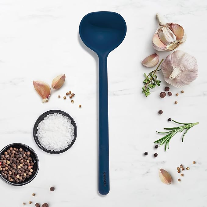 GreenPan Silicone Ladle, Soup Mixing Stirring Serving, Cooking Kitchen Utensil - Image 2