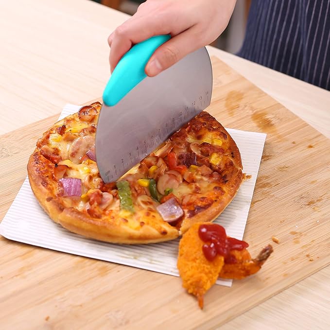 1 pcs Dough Pastry Scraper Chopper/Stainless Steel Dough Scraper Cutter - Image 7