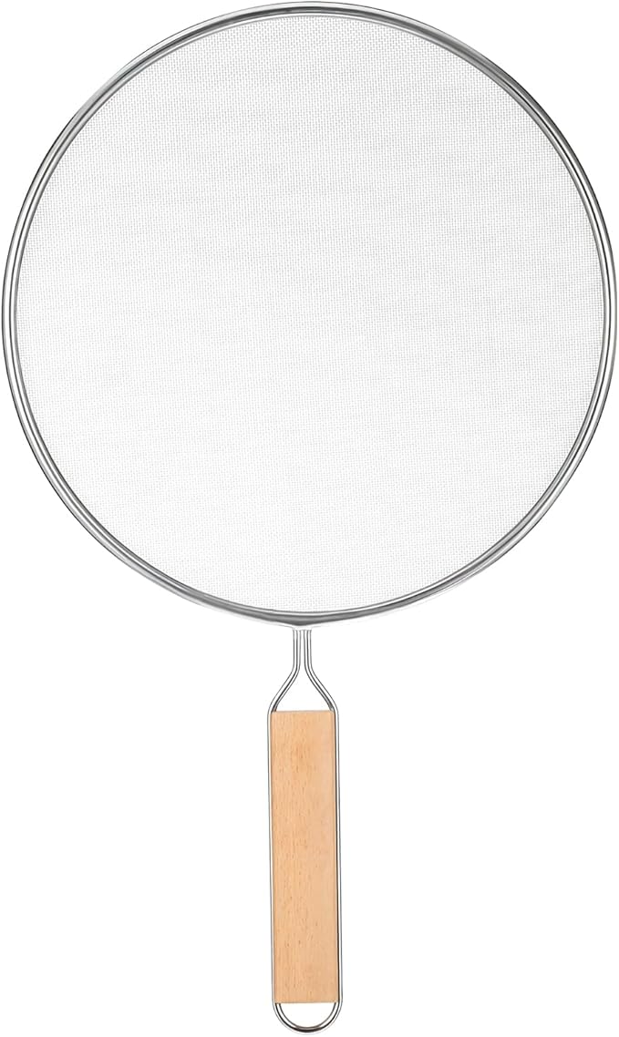 1PCS Splatter Screen for Frying Pan, 8Inch Stainless Steel Splatter Guard for by Thinp