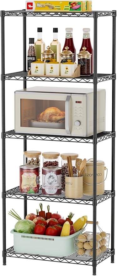 SINGAYE Shelf Wire Shelving Adjustable Storage Shelves Rack Standing Units - Image 9