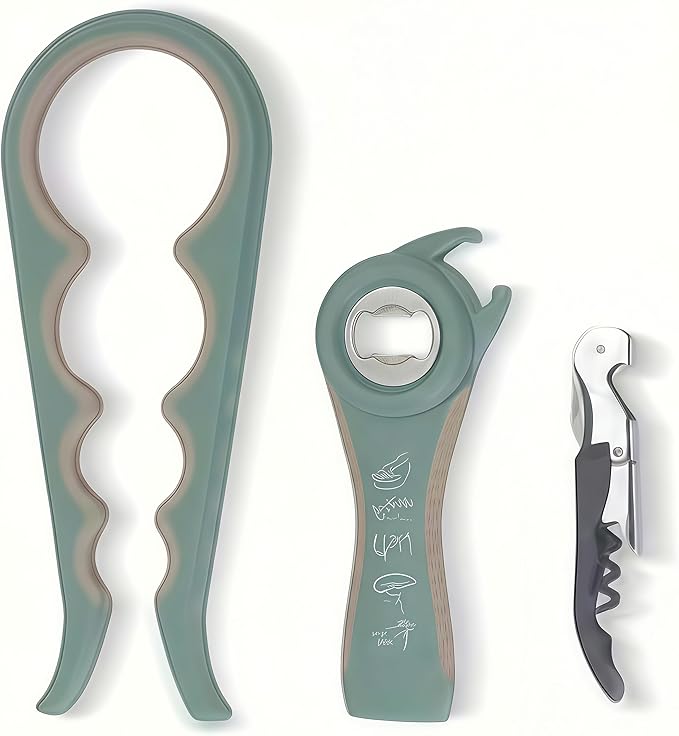 Opener | 5-in-1 Non-Slip Bottle Opener by Unknown