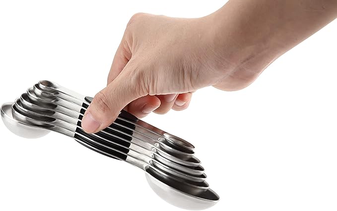 Spring Chef Stainless Steel Magnetic Measuring Spoons Set of 8 - Image 9