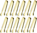 12PCS Ice Tongs Mini Sugar Tong 4.25Inch Stainless Steel Small Serving Tongs by Sunenlyst