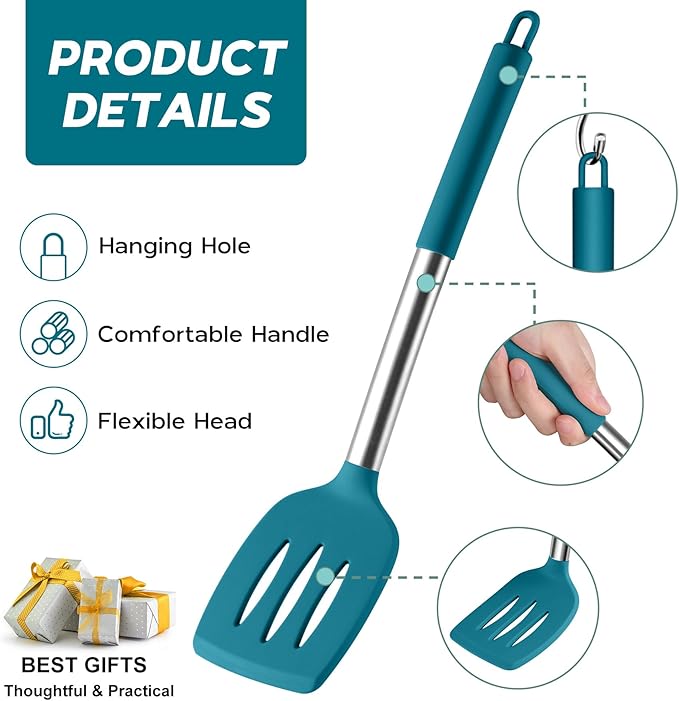 15pcs Kitchen Cooking Utensils Set - Image 4