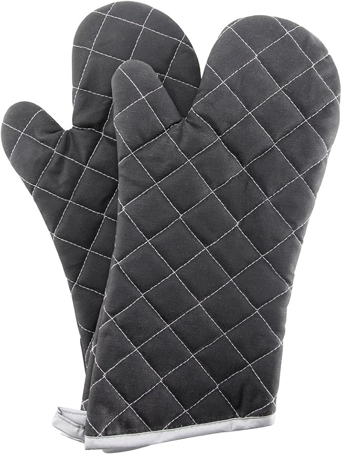 Oven Mitts Flame Retardant Mitts Heat Resistant to 425 °F 15 Inch Kitchen Mitt by ARCLIBER