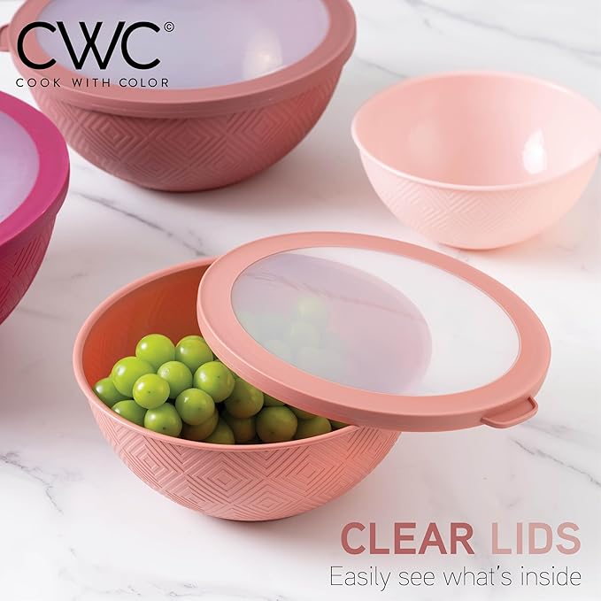 COOK WITH COLOR Mixing Bowls with Lids - Image 7