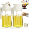 Oil Sprayer for Cooking 2pcs, 2 in 1 Oil Dispenser and Oils Sprayer Kitchen by DWTSDANWEITESI