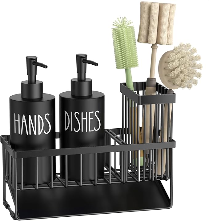 MASADI Kitchen Dish Soap Dispenser Set - Image 8