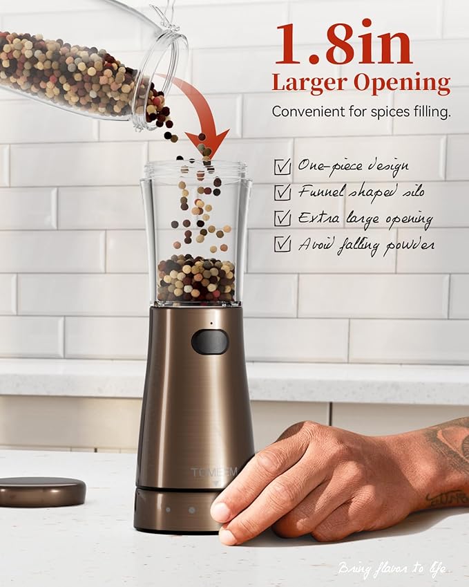 Electric Salt and Pepper Grinder Set - Image 5
